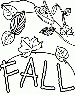 Children’s Printable Fall Coloring Pages   5te3k