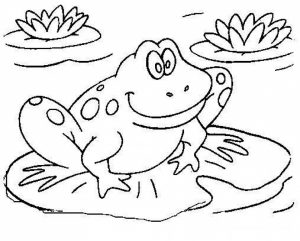Children’s Printable Frog Coloring Pages   BTB4A