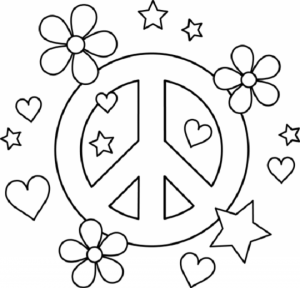 Children’s Printable Hearts Coloring Pages   BTB4A