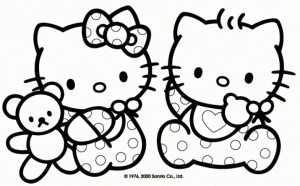 Children’s Printable Kitty Coloring Pages   15808
