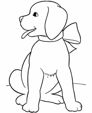 Children’s Printable Puppy Coloring Pages   BTB4A