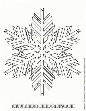 Christmas Snowflake Coloring Pages   26173