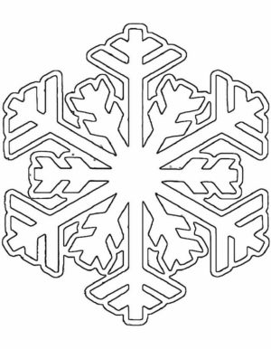 Christmas Snowflake Coloring Pages   37502