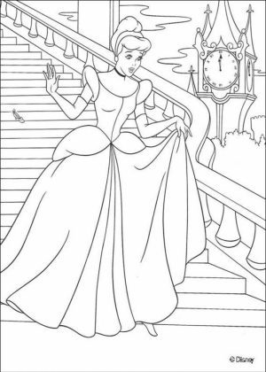 Cinderella Princess Coloring Pages for Girls   67319