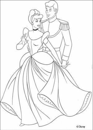 Cinderella Princess Coloring Pages for Girls   87491