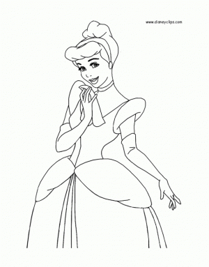 Cinderella Princess Coloring Pages for Girls   98561