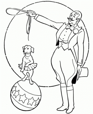 Circus Coloring Pages Free Printable   9466