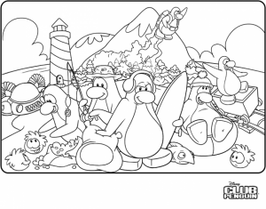 Club Penguin Coloring Pages   64139