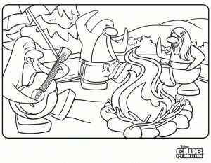 Club Penguin Coloring Pages Printable   70312