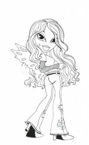Coloring Pages of Bratz Free to Print   utl83