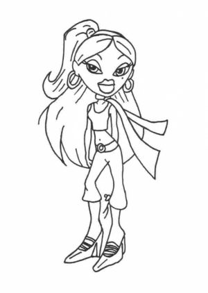 Coloring Pages of Bratz Free to Print   yat38