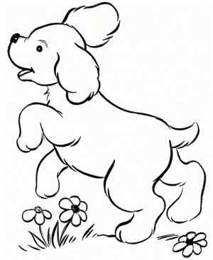 Coloring Pages Of Dogs Free Printable   75185