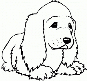 Coloring Pages Of Dogs Free Printable   9466