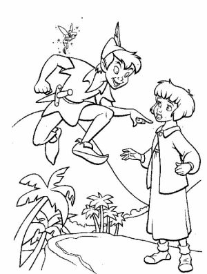 Coloring Pages of Peter Pan to Print   1gtrn