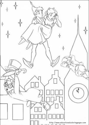 Coloring Pages of Peter Pan to Print   6xvsq