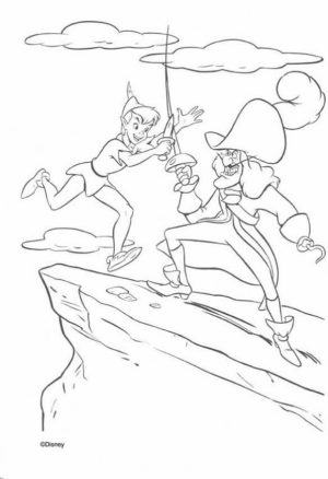 Coloring Pages of Peter Pan to Print   prlb