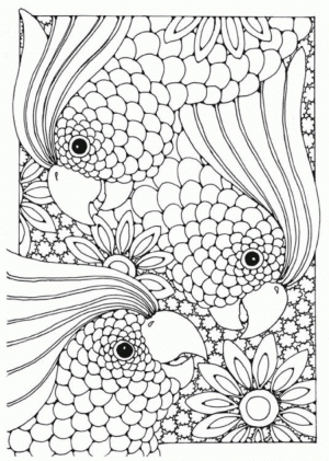 Complex Coloring Pages for Adults   93N61