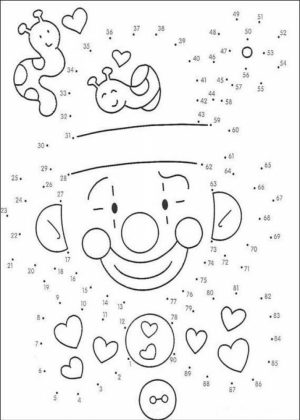 Connect the Dots Coloring Pages Free Printable   76955