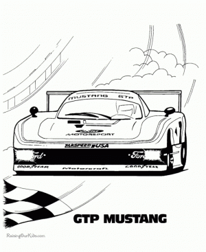 Cool Race Car Coloring Pages for Kids   5xv31
