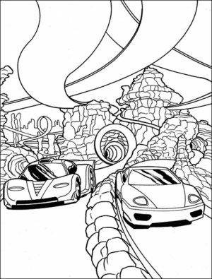Cool Race Car Coloring Pages for Kids   6cbg7