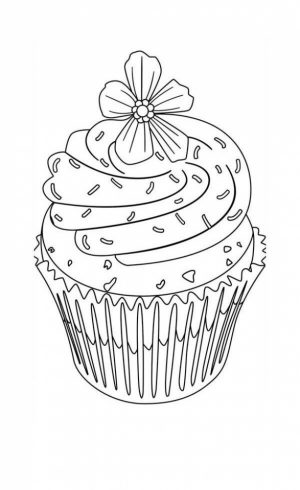 Cupcake Coloring Pages Free   21746