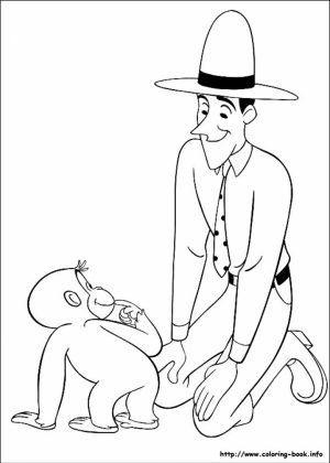 Curious George Coloring Pages for Preschoolers   30671