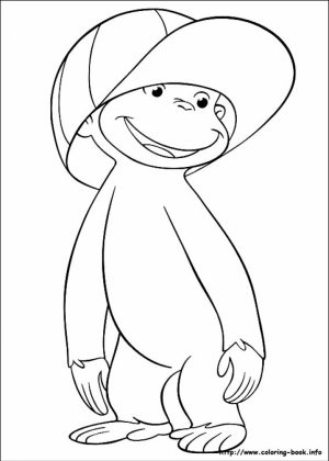 Curious George Coloring Pages Free   41736