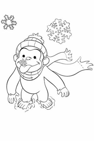 Curious George Coloring Pages Free Printable   80561