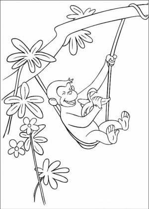 Curious George Coloring Pages Online   17481
