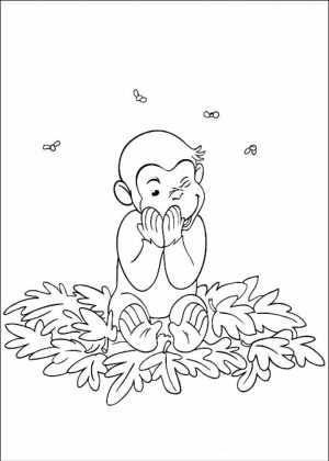 Curious George Coloring Pages Online   47103
