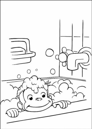 Curious George Coloring Pages Printable   21759