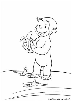 Curious George Coloring Pages Printable   97340