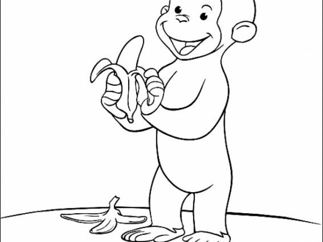 No Noggin Curious George Halloween Coloring Pages Coloring Pages