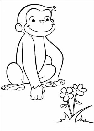 Curious George Coloring Pages to Print   41783