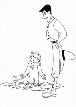 Curious George Coloring Pages to Print   80612