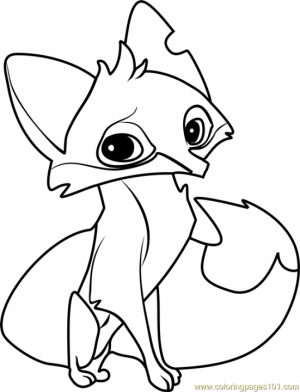 Cute Fox Coloring Pages   9173m
