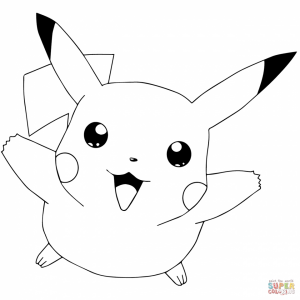 Cute Pikachu Coloring Pages   ys4h0