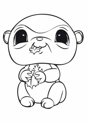 Cute Printable Coloring Pages of Littlest Pet Shop   25194