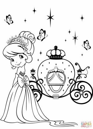 Cute Strawberry Shortcake Coloring Pages to Print   78461