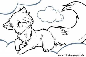 Cute Wolf Coloring Pages   21662