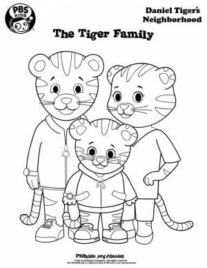 Daniel the Tiger Coloring Pages   07801