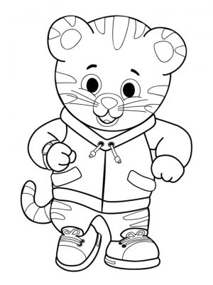 Daniel the Tiger Coloring Pages   67219