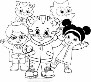 Daniel Tiger Coloring Pages for Kids   3a6yt