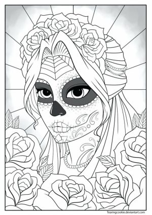 Day of the Dead Coloring Pages Free to Print   2ivg2
