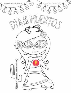 Day of the Dead Coloring Pages Free to Print   yvnt2
