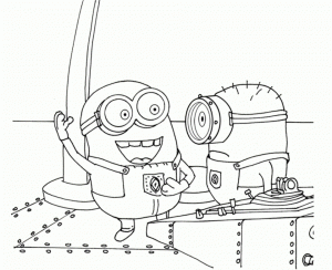Despicable Me Characters Coloring Pages   61hx9