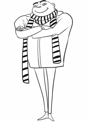 Despicable Me Coloring Pages for Kids   09561