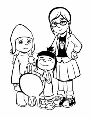 Despicable Me Coloring Pages for Kids   77451