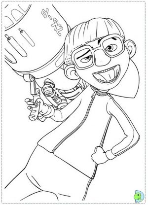 Despicable Me Coloring Pages Free for Toddlers   6dg34