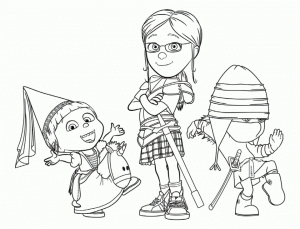 Despicable Me Coloring Pages Printable   09581